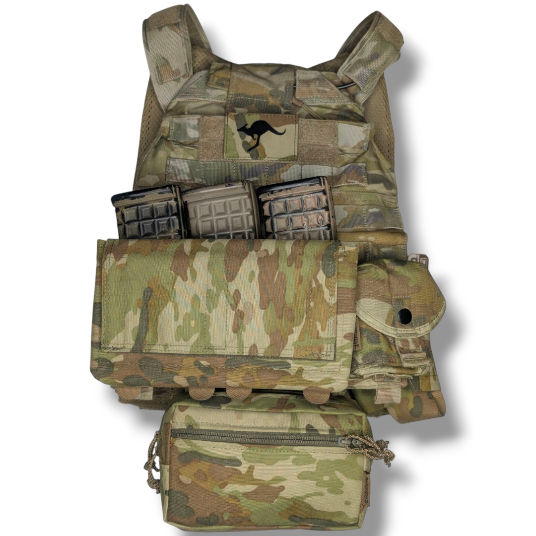 V2 Dangler - two-compartment dangler pouch, Patch Out